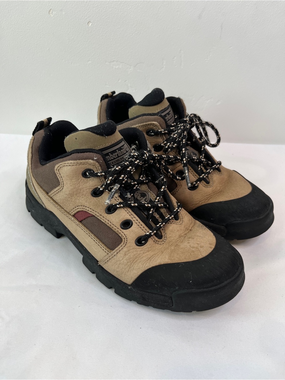 Timberland Performance 62355 Vintage Leather Low Trail Hiking Shoes Womens 6.5